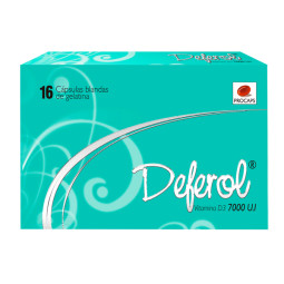 DEFEROL 7000 U.I. 16 CAPSULAS BLANDAS