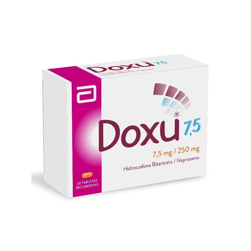 DOXU 7.5/250MG 20 TABLETAS RECUBIERTAS