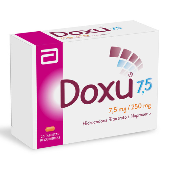 DOXU 7.5/250MG 20 TABLETAS RECUBIERTAS