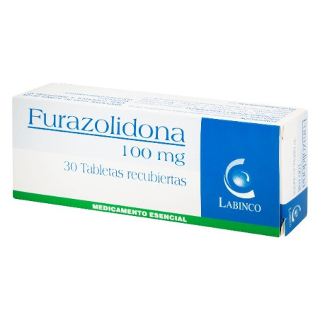 FURAZOLIDONA 100 MG 30 TABLETAS RECUBIERTAS