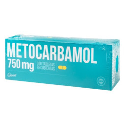 METOCARBAMOL 750 MG 300 TABLETAS RECUBIERTAS LAPROFF