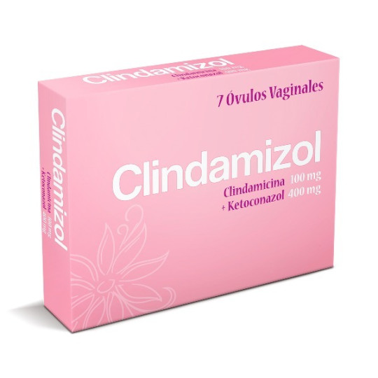 CLINDAMIZOL 100/400MG 7 OVULOS