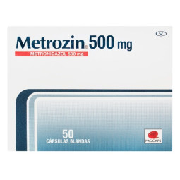 METROZIN 500 MG 50 CAPSULAS BLANDAS