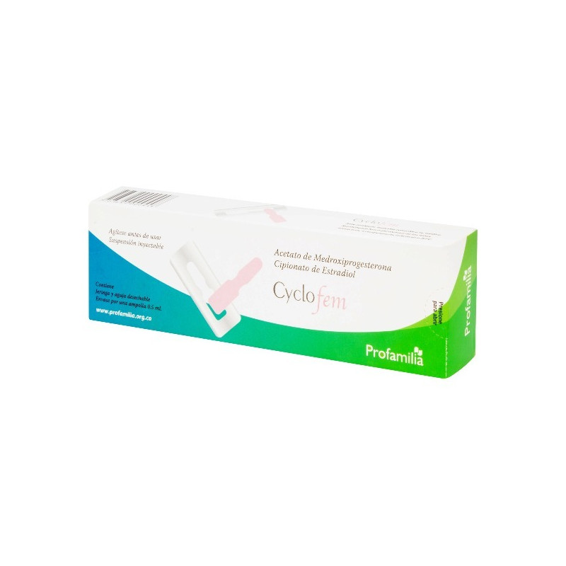 CYCLOFEM 0.5ML 1 AMPOLLA + JERINGA
