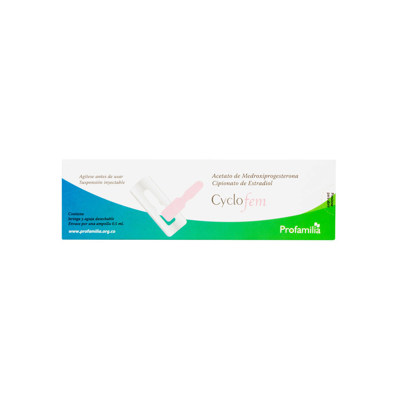 CYCLOFEM 0.5ML 1 AMPOLLA + JERINGA