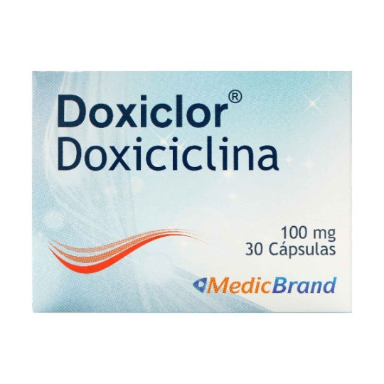DOXICLOR 100 MG 30 CAPSULAS