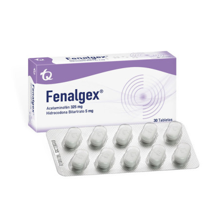 FENALGEX 325/5MG 30 TABLETAS