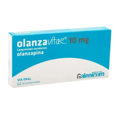 OLANZAVITAE 10 MG 14 COMPRIMIDOS RECUBIERTOS