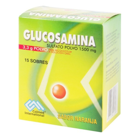 GLUCOSAMINA 1500 MG 15 SOBRES COLMED