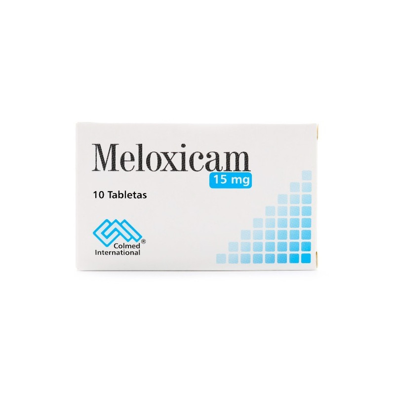 MELOXICAM 15 MG 10 TABLETAS COLMED