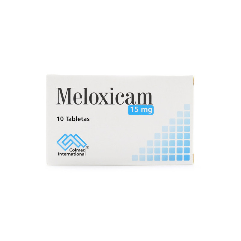 MELOXICAM 15 MG 10 TABLETAS COLMED