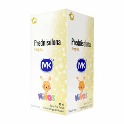 PREDNISOLONA 3M/ML NIÑOS SOLUCION ORAL SABOR FRUIT PUNCH 60 ML MK