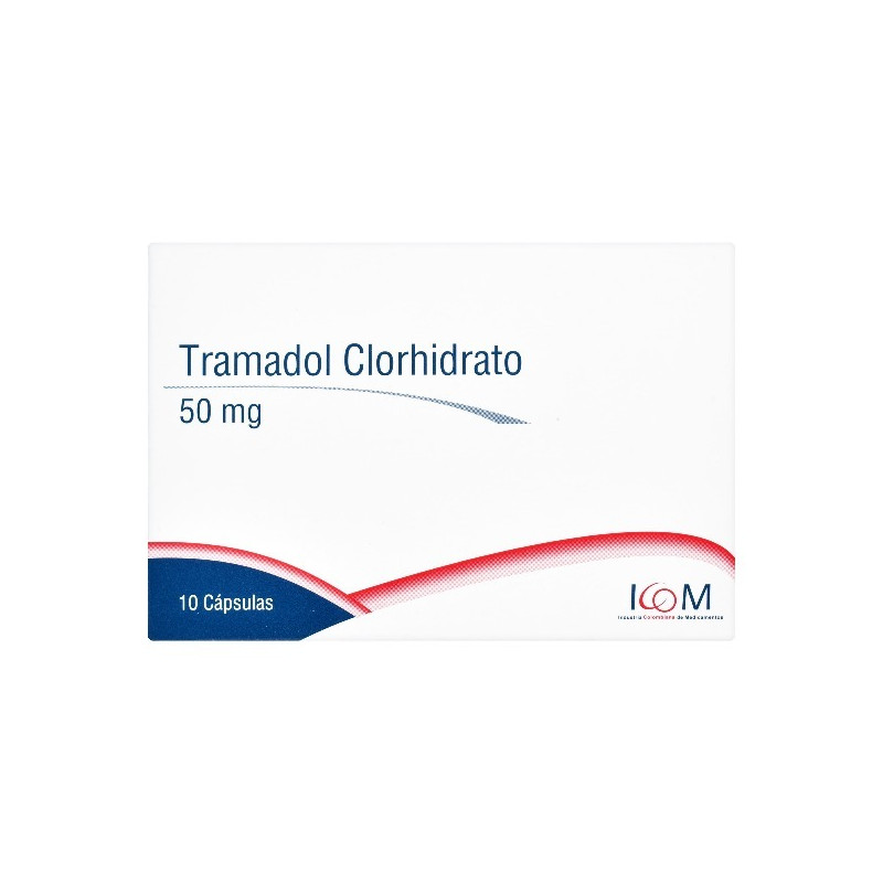 TRAMADOL 50 MG 10 CAPSULAS ICOMPHARMA
