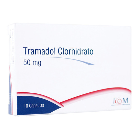 TRAMADOL 50 MG 10 CAPSULAS ICOMPHARMA