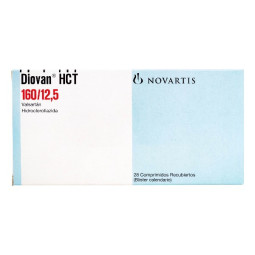 DIOVAN HCT 160/12.5MG 28 COMPRIMIDOS RECUBIERTOS