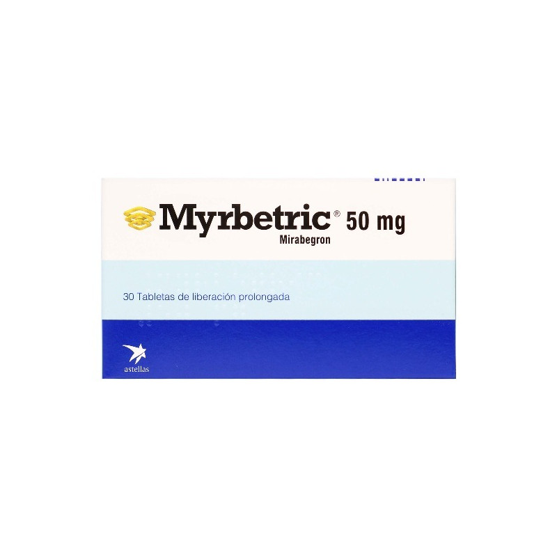 MYRBETRIC 50 MG 30 TABLETAS LIBERACION PROLONGADA