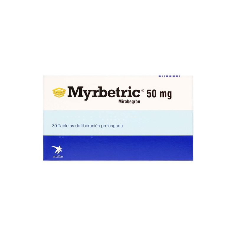 MYRBETRIC 50 MG 30 TABLETAS LIBERACION PROLONGADA