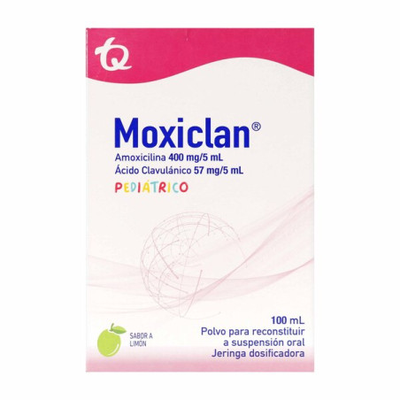 MOXICLAN PEDIATRICO 400MG/5ML 100 ML