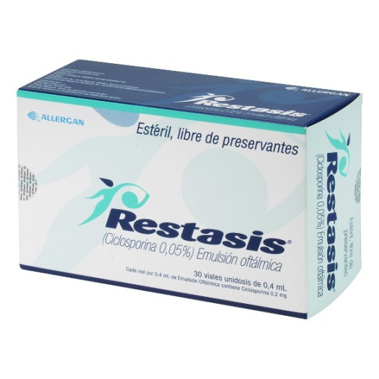 RESTASIS 0.05% 0.4 ML 30 VIALES