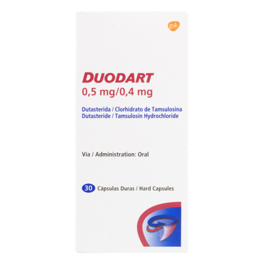 DUODART 0.5/0.4 MG 30 CAPSULAS DURAS