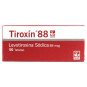 TIROXIN 88 MG 50 TABLETAS