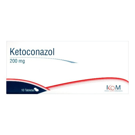 KETOCONAZOL 200 MG 10 TABLETAS ICOMPHARMA