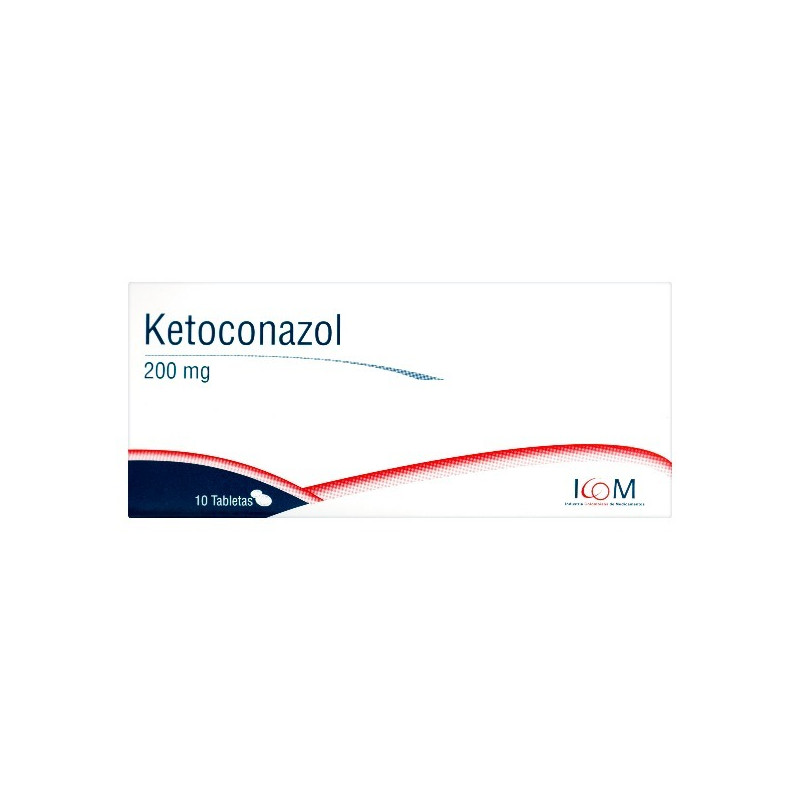 KETOCONAZOL 200 MG 10 TABLETAS ICOMPHARMA