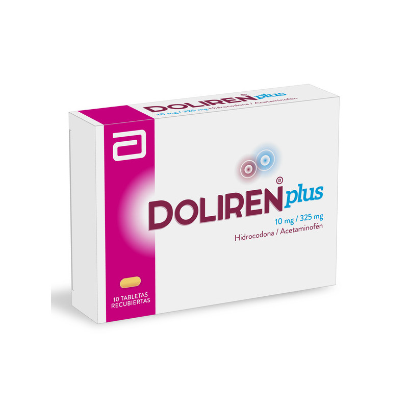 DOLIREN PLUS 10/325MG 10 TABLETAS RECUBIERTAS