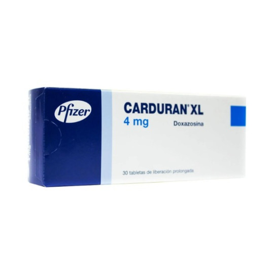 CARDURAN XL 4 MG 30 TABLETAS