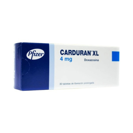 CARDURAN XL 4 MG 30 TABLETAS