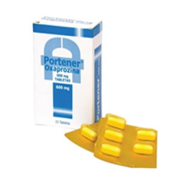 PORTENER OXAPROZINA 600 MG 15 TABLETAS
