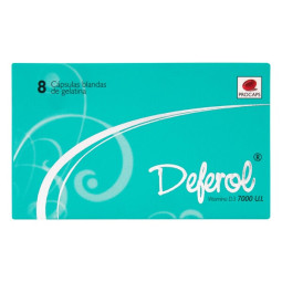 DEFEROL 7000 U.I. 8 CAPSULAS BLANDAS
