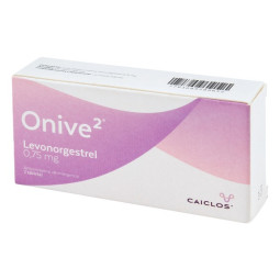 ONIVE 2 0.75MG 2 TABLETAS