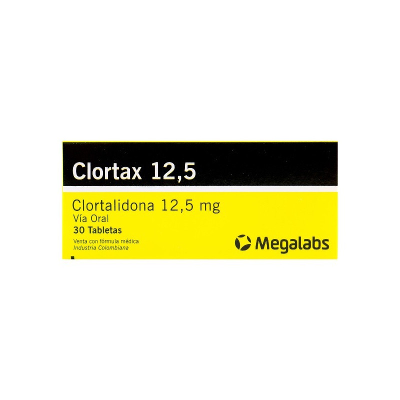 CLORTAX 12.5 MG 30 TABLETAS