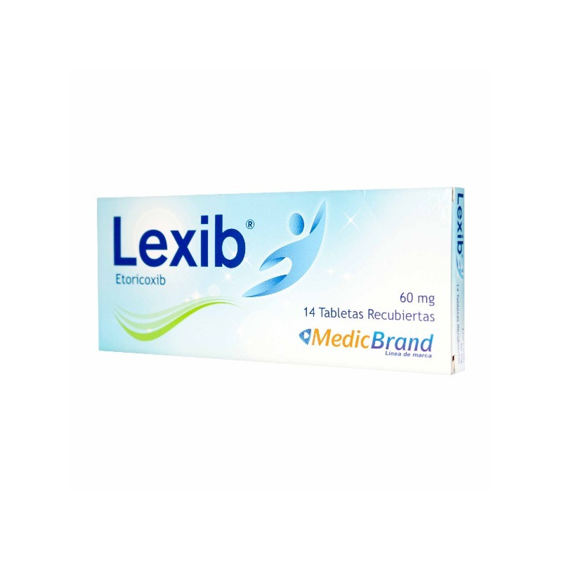 LEXIB 60 MG 14 TABLETAS RECUBIERTAS