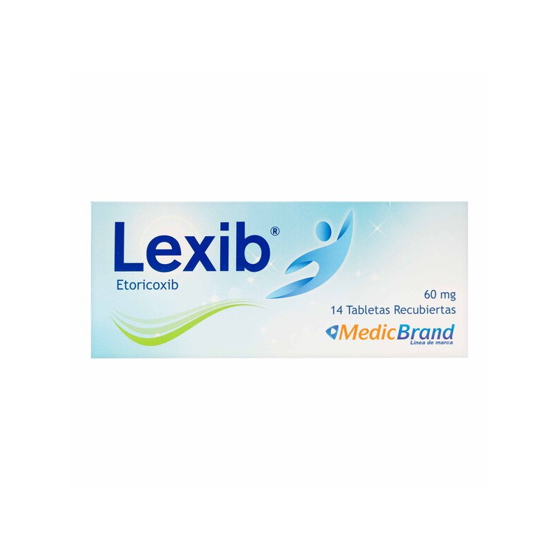 LEXIB 60 MG 14 TABLETAS RECUBIERTAS
