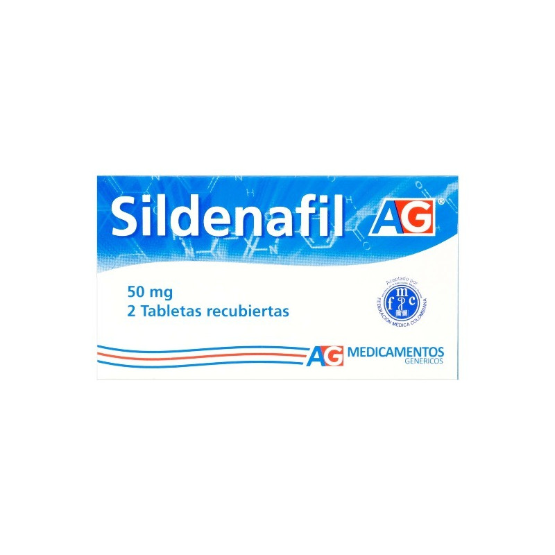 SILDENAFIL 50 MG 2 TABLETAS RECUBIERTAS AMERICAN GENERICS