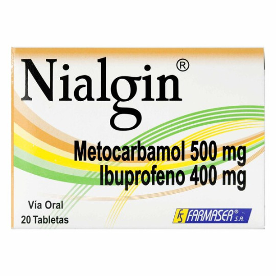 NIALGIN 500/400MG 20 TABLETAS