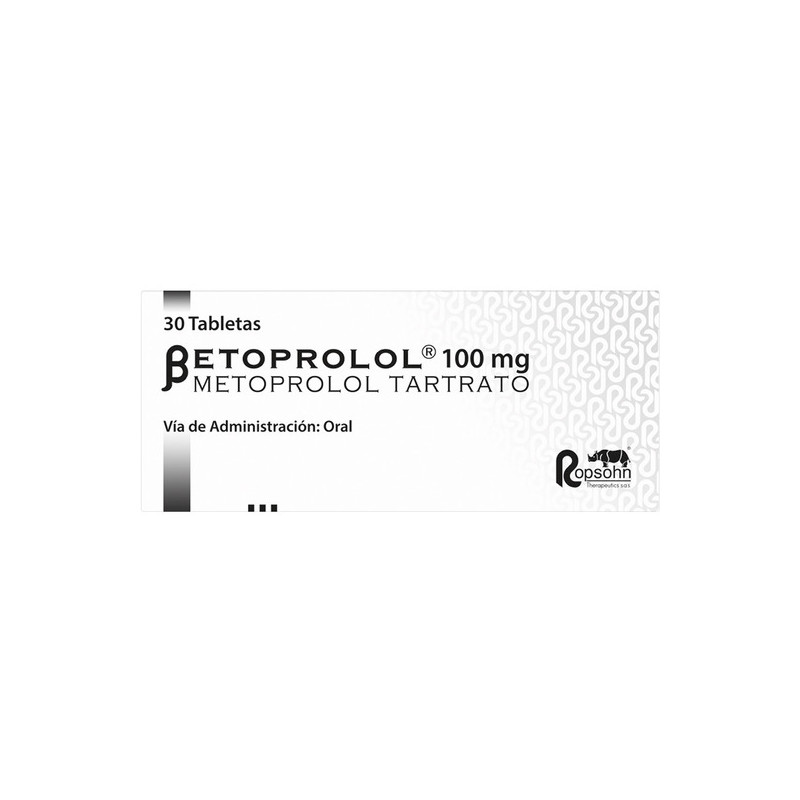 BETOPROLOL 100 MG 30 TABLETAS