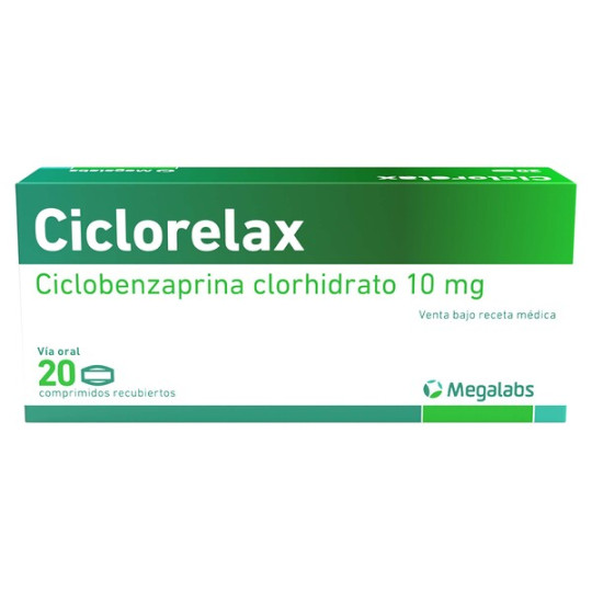 CICLORELAX 10 MG 20 COMPRIMIDOS RECUBIERTOS