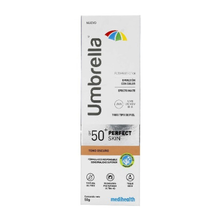 UMBRELLA EMULSION PERFECT SKIN OSCURO SPF50 50 G