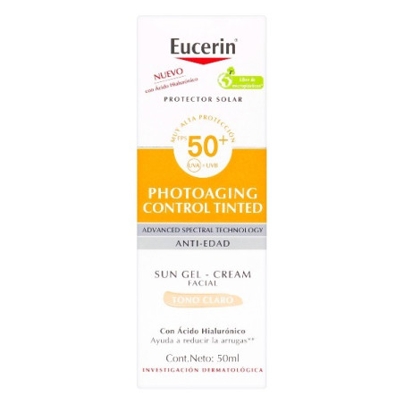 EUCERIN PHOTOAGING CONTROL TINTED TONO CLARO FPS50 50ML