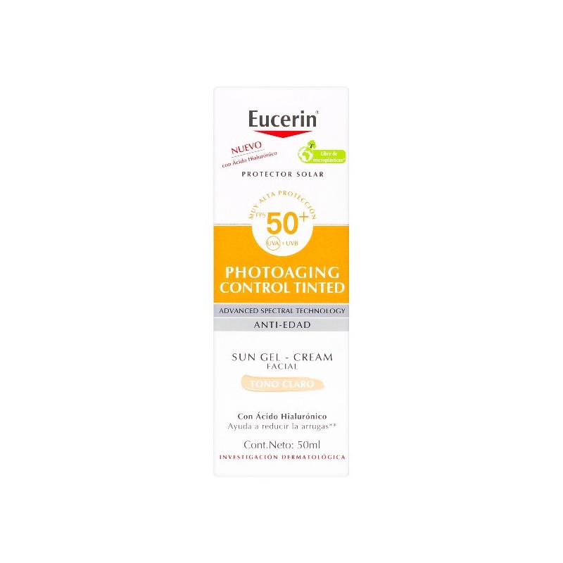 EUCERIN PHOTOAGING CONTROL TINTED TONO CLARO FPS50 50ML