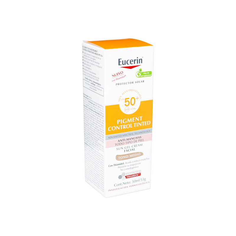 EUCERIN PIGMENT CONTROL TINTED TONO MEDIO FPS50+ 50 ML