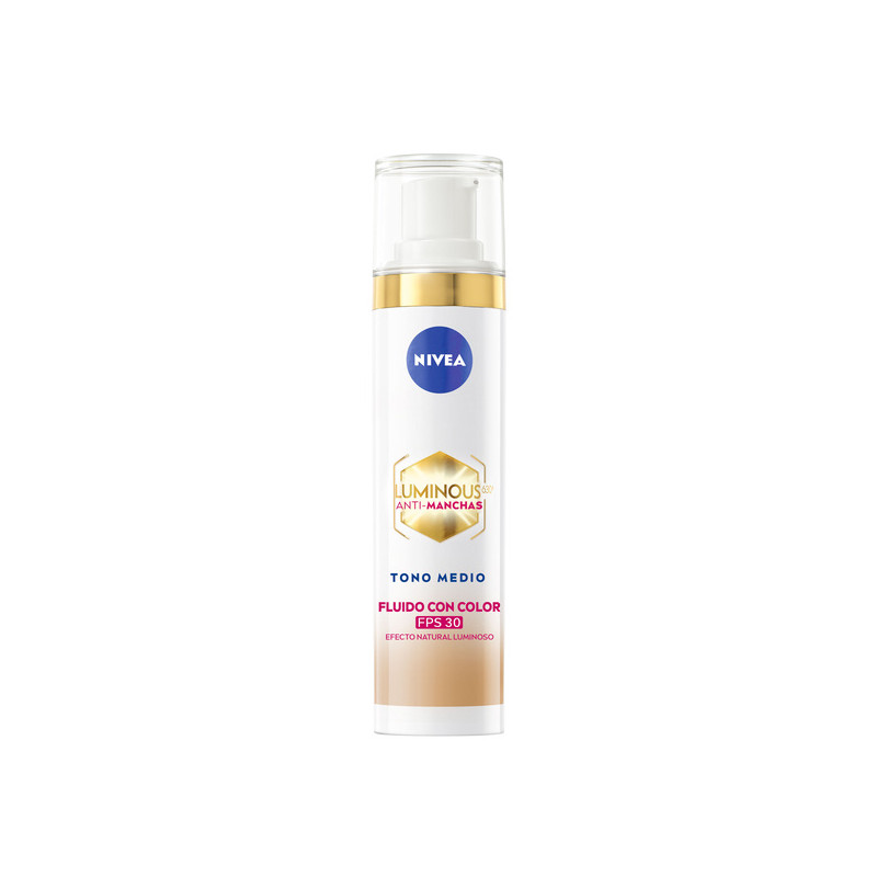 NIVEA LUMINOUS ANTI-MANCHAS FLUIDO CON COLOR FPS30 40 ML