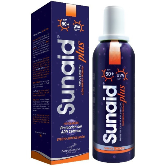 SUNAID PLUS LOCION SPF50 SPRAY 100 G