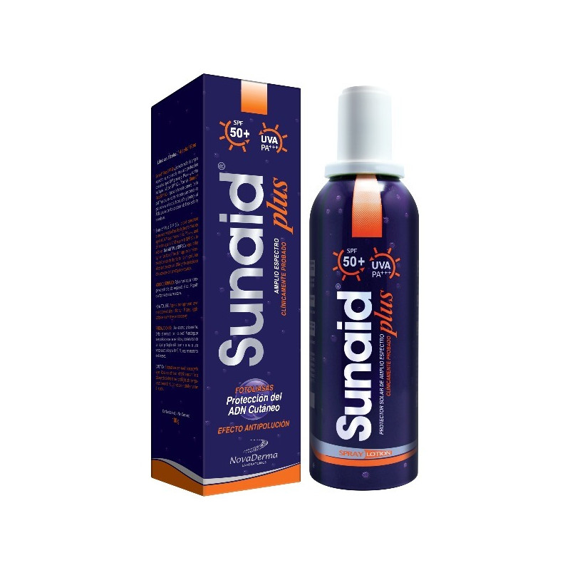 SUNAID PLUS LOCION SPF50 SPRAY 100 G