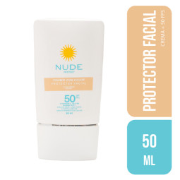 NUDE PROTECTOR SOLAR SPF50 CON COLOR 50 ML