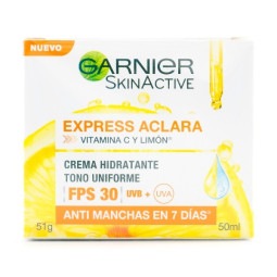 GARNIER SKINACTIVE EXPRESS ACLARA CREMA FPS30 50 ML