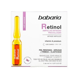 BABARIA RETINOL AMPOLLAS ANTIEDAD PROCOLLAGEN 5 UNIDADES